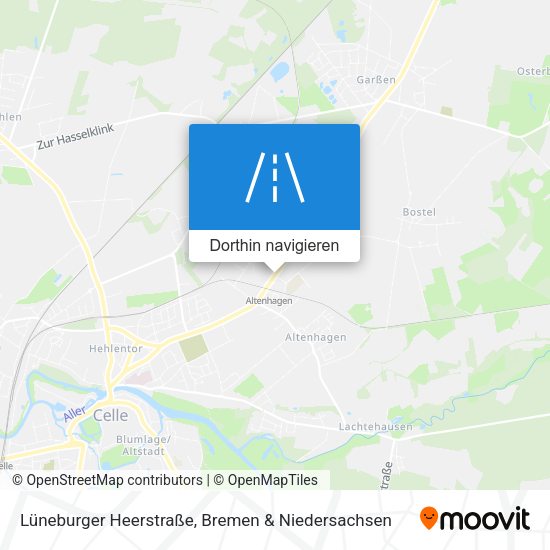 Lüneburger Heerstraße Karte
