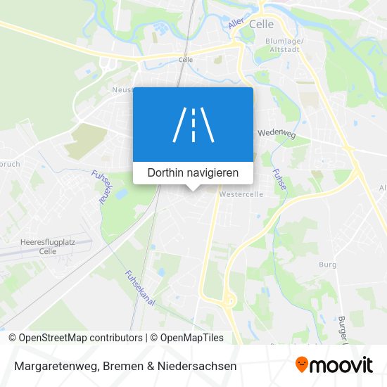 Margaretenweg Karte