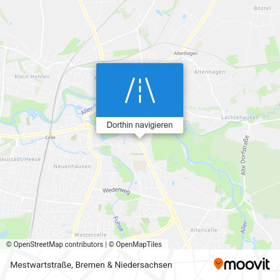 Mestwartstraße Karte