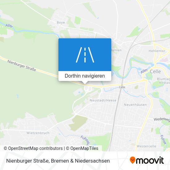 Nienburger Straße Karte