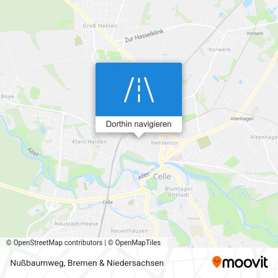 Nußbaumweg Karte