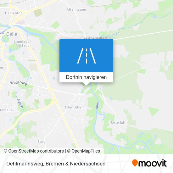 Oehlmannsweg Karte