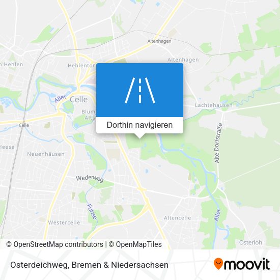 Osterdeichweg Karte