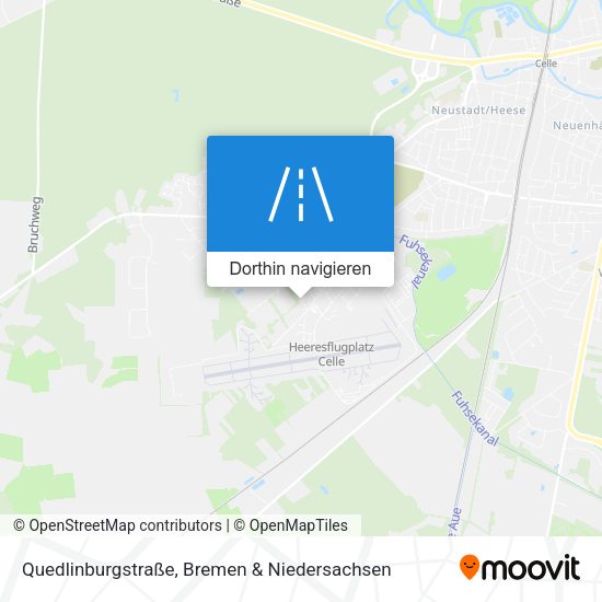 Quedlinburgstraße Karte