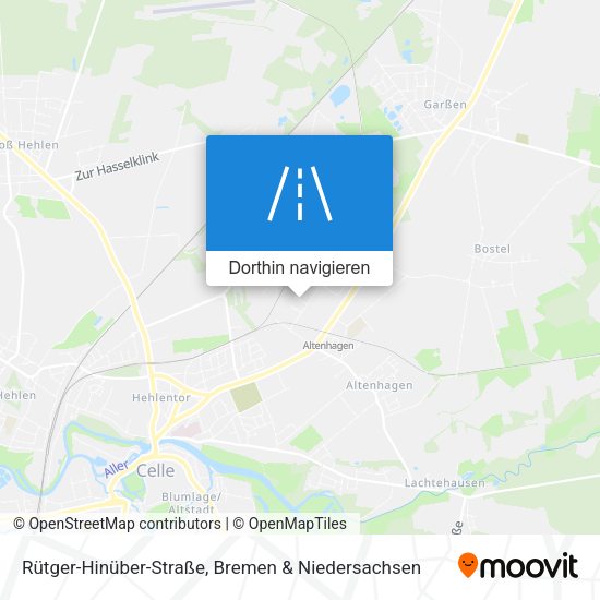 Rütger-Hinüber-Straße Karte