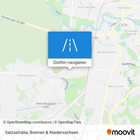 Salzastraße Karte