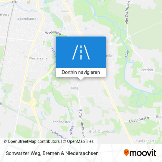 Schwarzer Weg Karte