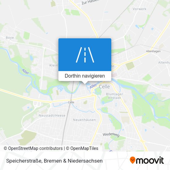 Speicherstraße Karte