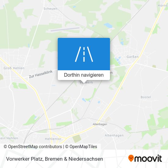 Vorwerker Platz Karte