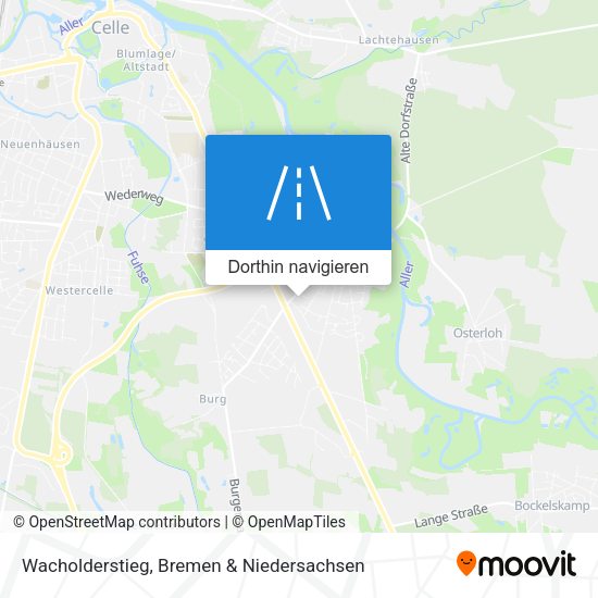Wacholderstieg Karte