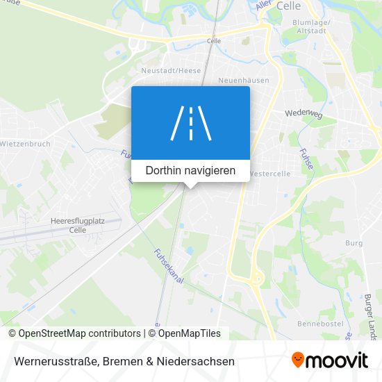 Wernerusstraße Karte