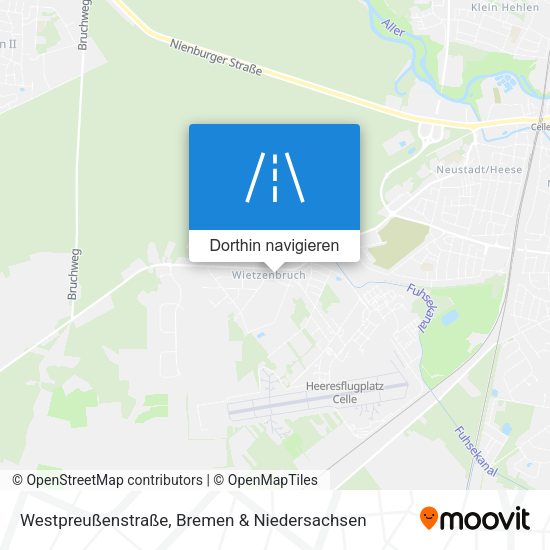 Westpreußenstraße Karte