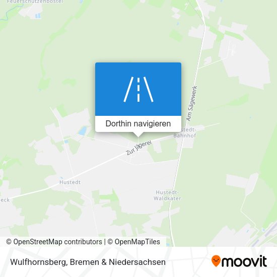 Wulfhornsberg Karte