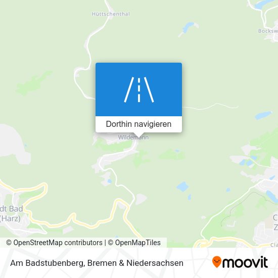 Am Badstubenberg Karte