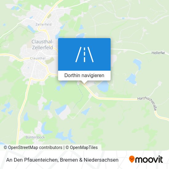 An Den Pfauenteichen Karte