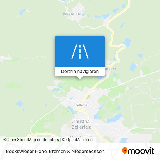 Bockswieser Höhe Karte