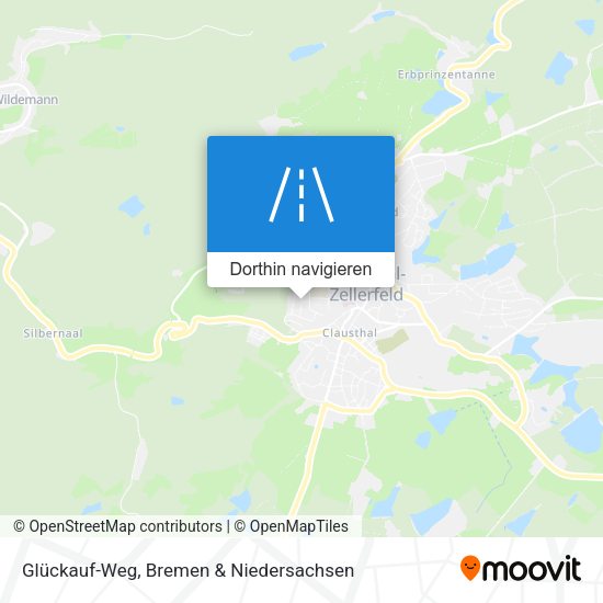 Glückauf-Weg Karte