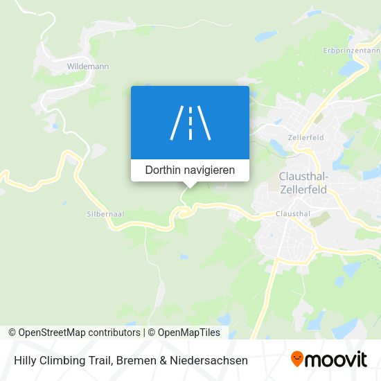 Hilly Climbing Trail Karte