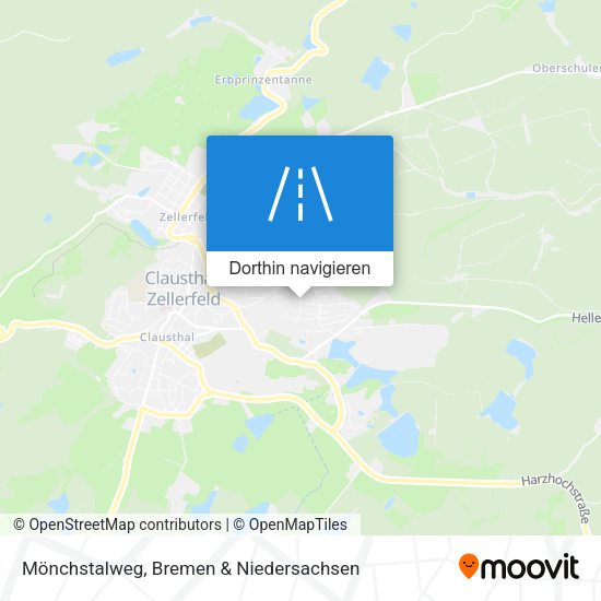 Mönchstalweg Karte