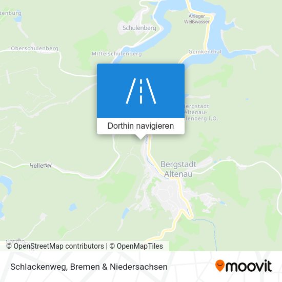 Schlackenweg Karte