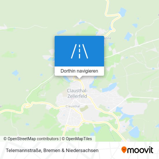 Telemannstraße Karte