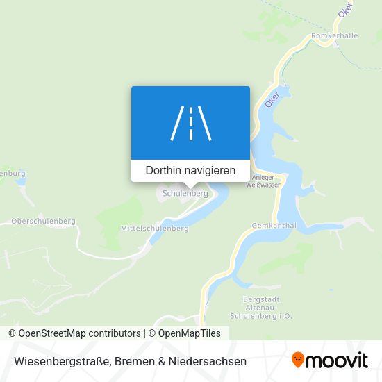 Wiesenbergstraße Karte