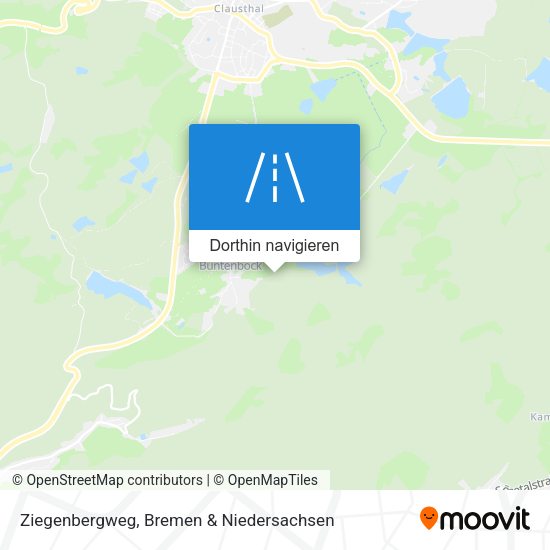 Ziegenbergweg Karte