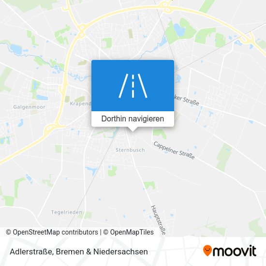 Adlerstraße Karte