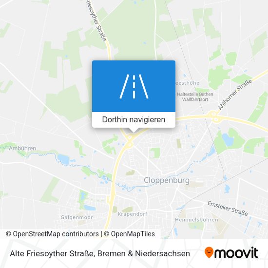 Alte Friesoyther Straße Karte