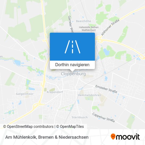 Am Mühlenkolk Karte