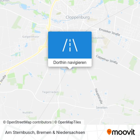 Am Sternbusch Karte