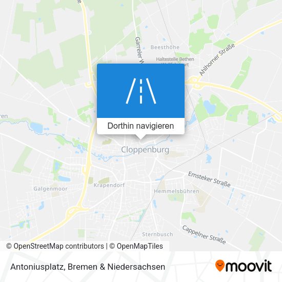 Antoniusplatz Karte