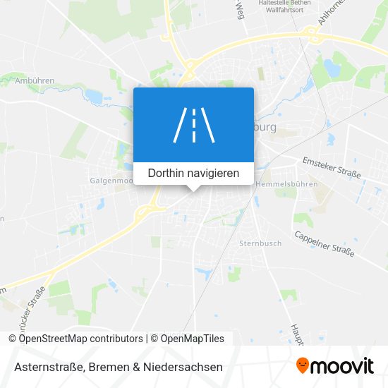 Asternstraße Karte