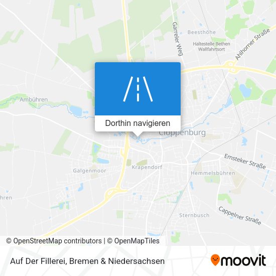 Auf Der Fillerei Karte