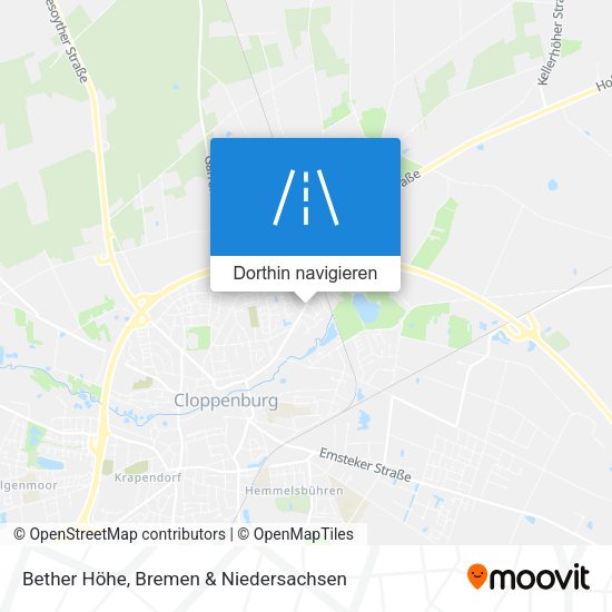 Bether Höhe Karte