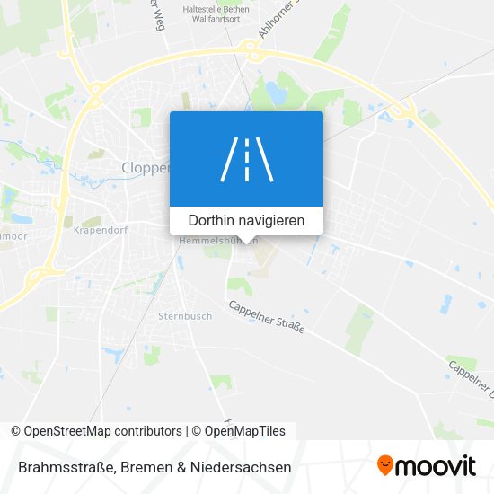 Brahmsstraße Karte
