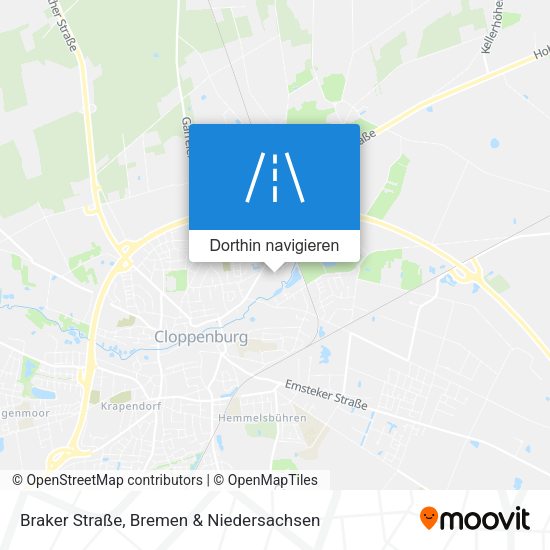 Braker Straße Karte
