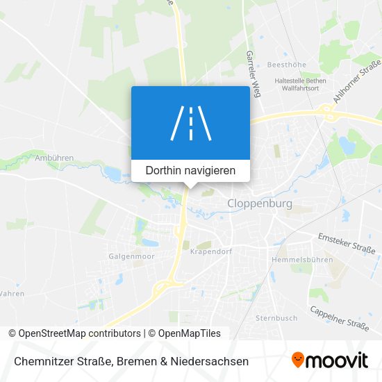 Chemnitzer Straße Karte