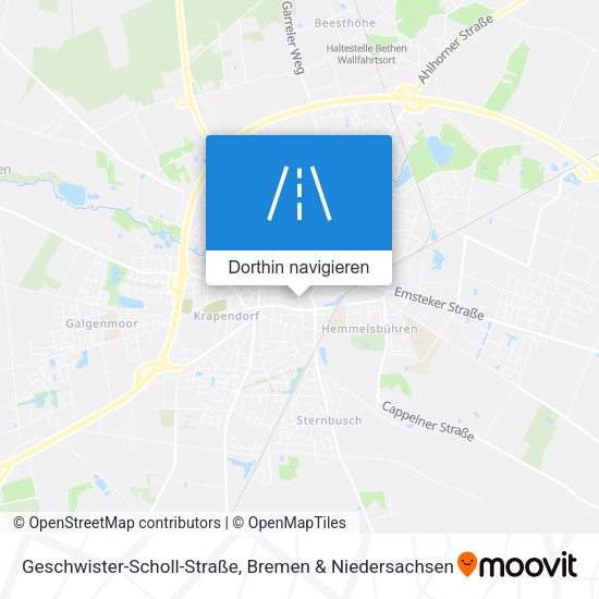 Geschwister-Scholl-Straße Karte