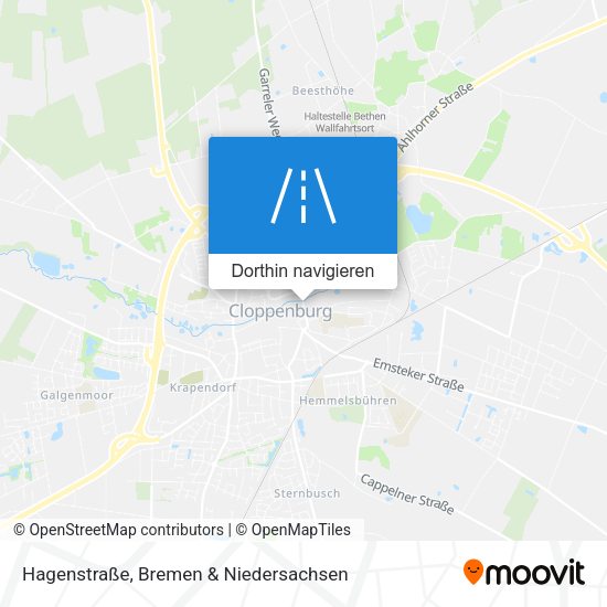 Hagenstraße Karte