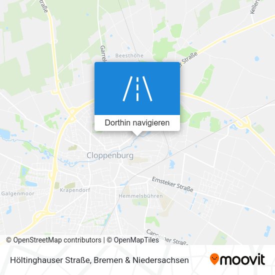 Höltinghauser Straße Karte