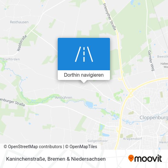Kaninchenstraße Karte