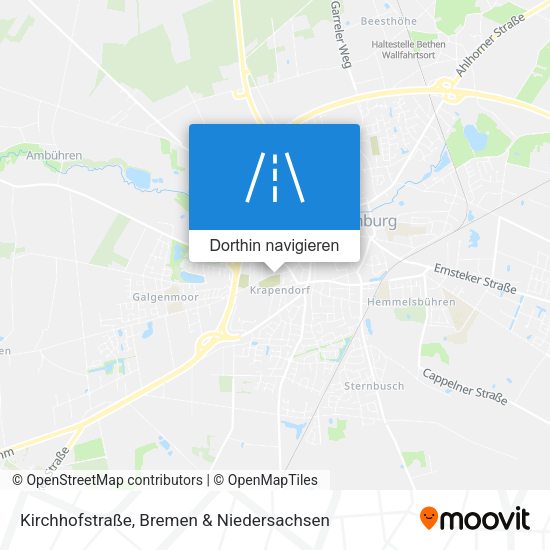 Kirchhofstraße Karte