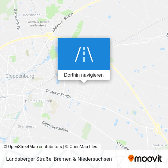 Landsberger Straße Karte