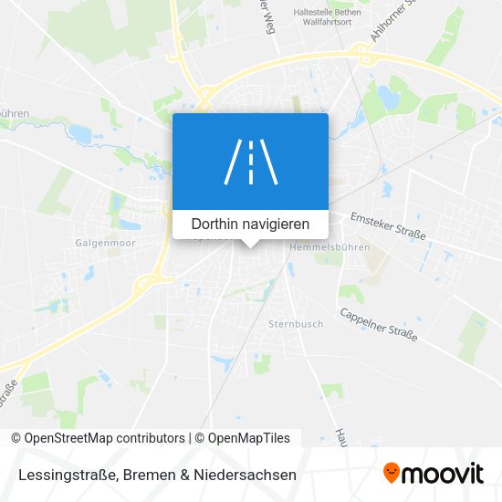 Lessingstraße Karte