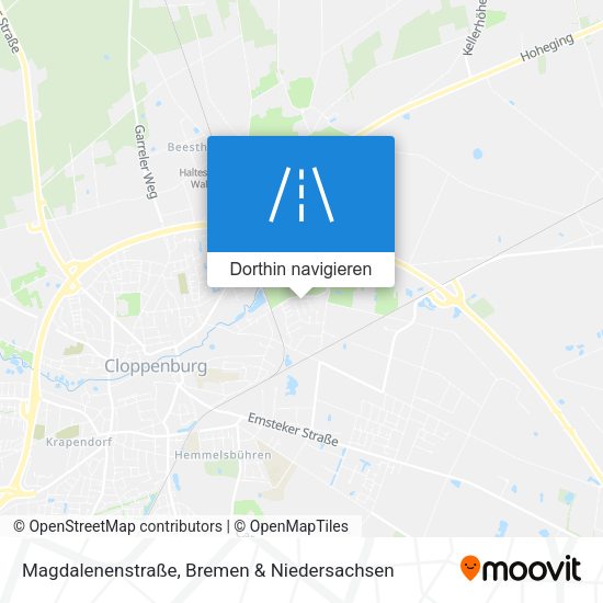 Magdalenenstraße Karte