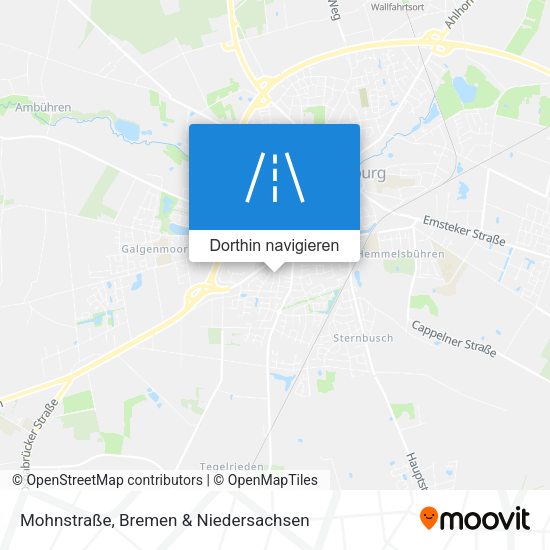 Mohnstraße Karte