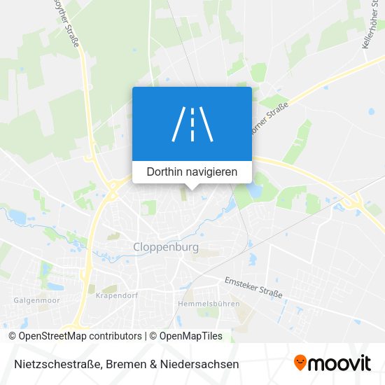 Nietzschestraße Karte