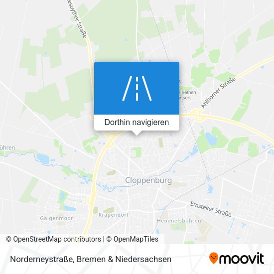 Norderneystraße Karte
