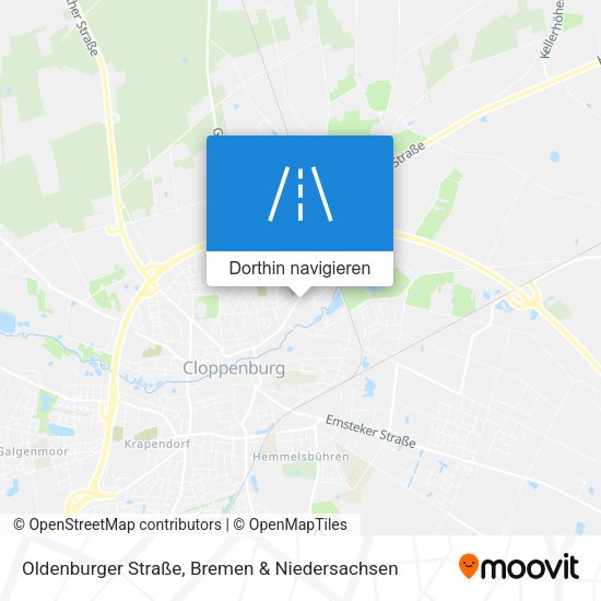 Oldenburger Straße Karte